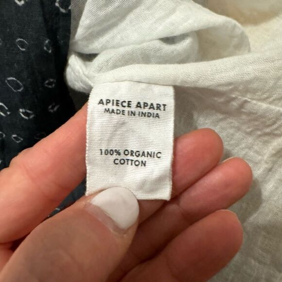 Apiece Apart Aborsano Smock Neck Tiered Maxi Dress Women’s SIZE SMALL - Picture 12 of 14